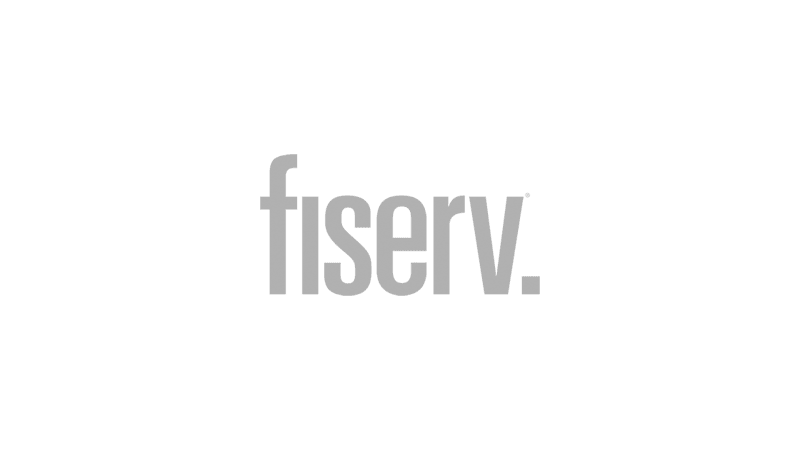 Fiserv logo.