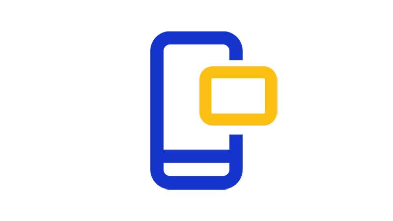 Tap the plus button to add your Visa card Tap the plus button to add your Visa card